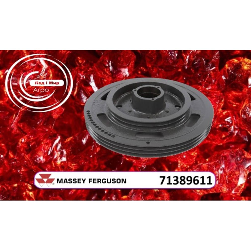 71389611 Pulley of the drive unit (Massey Ferguson)
