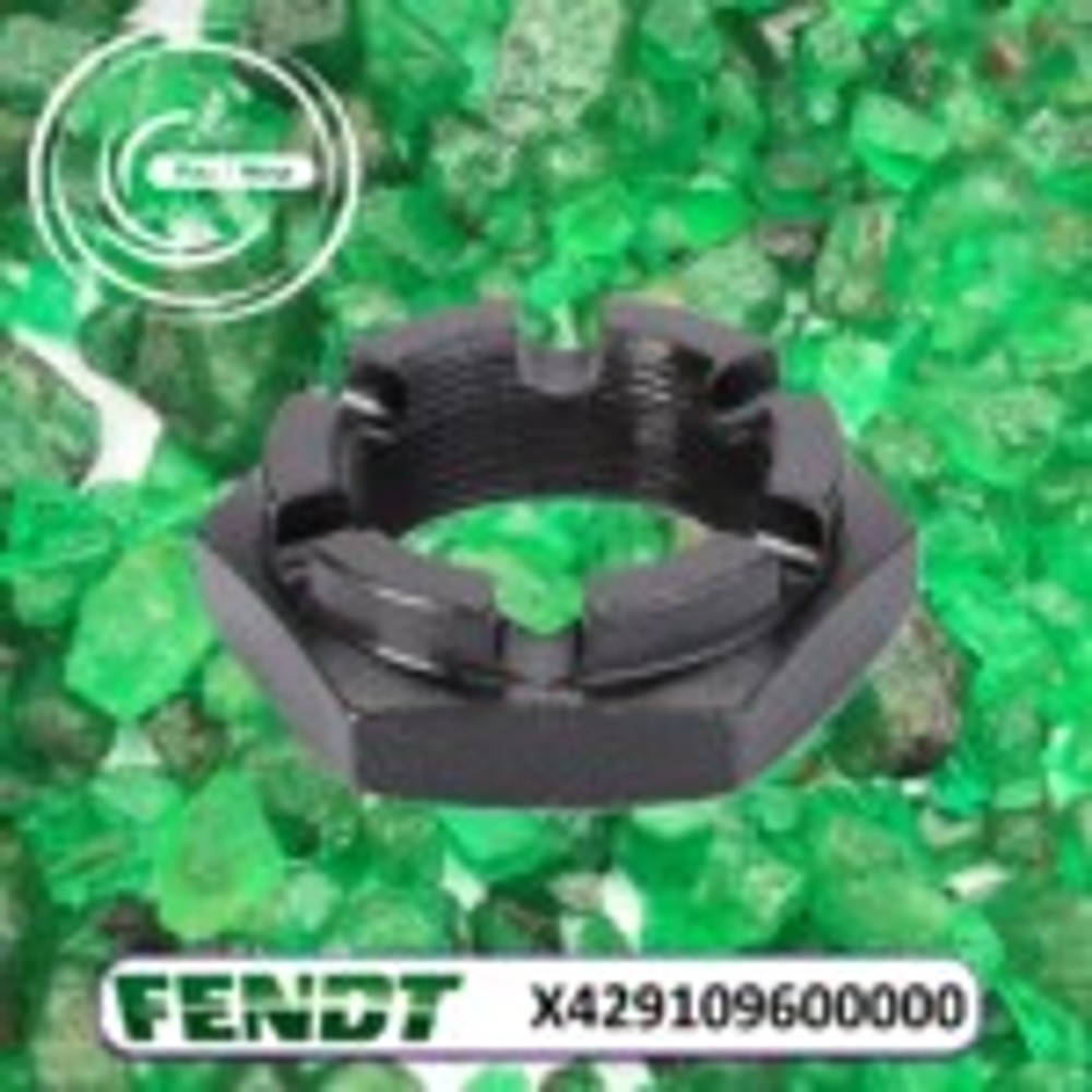 X429109600000 Nut M36x1.5-17H DIN937 crown (Agco)