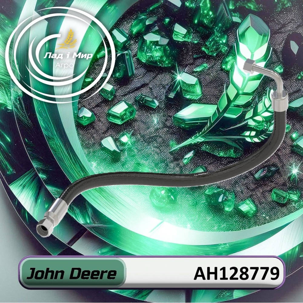 AH128779 Гiдравлiчний шланг LGTH = 275 mm (John Deere)
