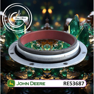 RE53687 Сальник колінВала задній (John Deere)