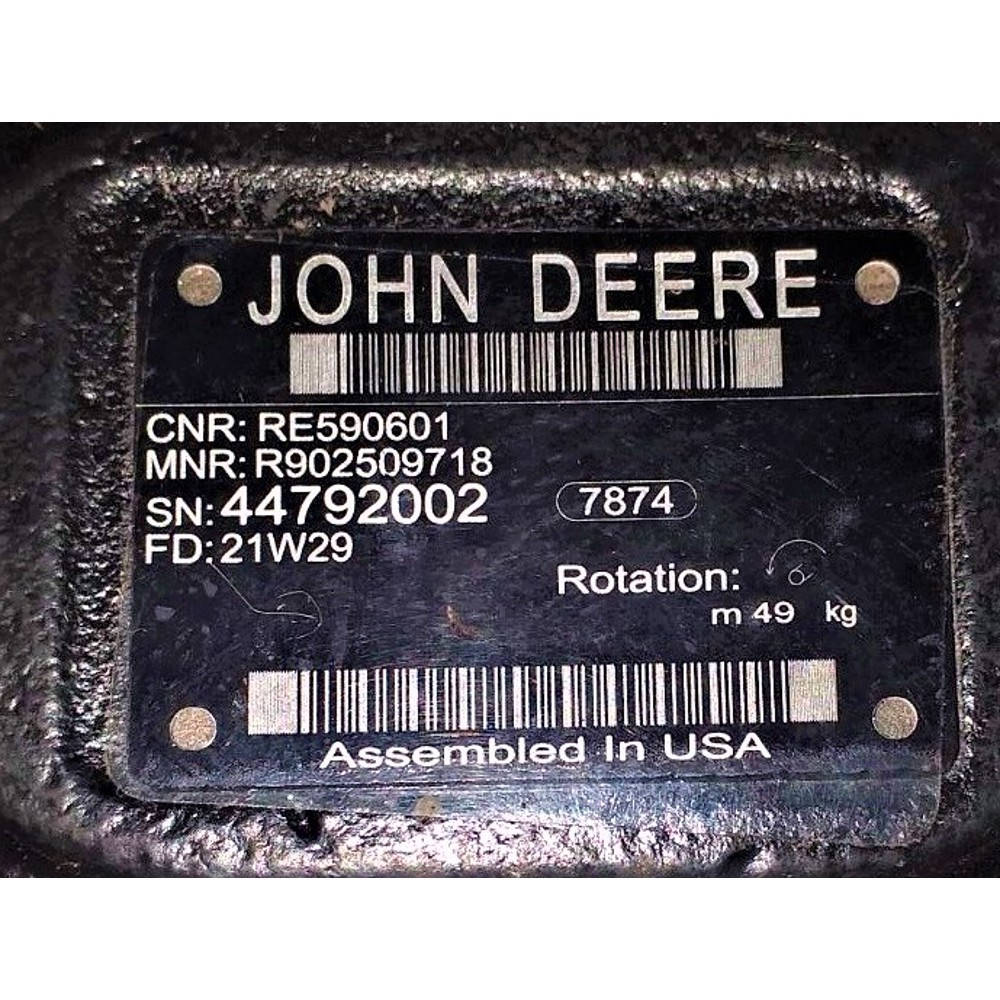 RE590601 Pompa hydrauliczna (John Deere)