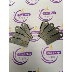 KXE10363 Chopper Knife Set without Teeth with Blades 4 Left + 4 Right (High Line)